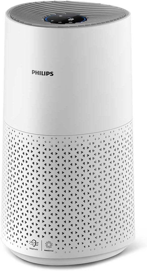 Philips Air Purifier, For Rooms Up To 78m², 300m³/h CADR, Sleep Mode — White