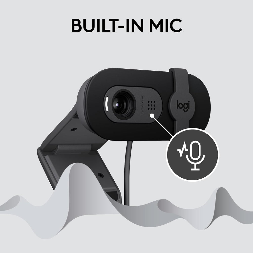 Logitech BRIO 101 Webcam — Black