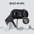 Logitech BRIO 101 Webcam — Black