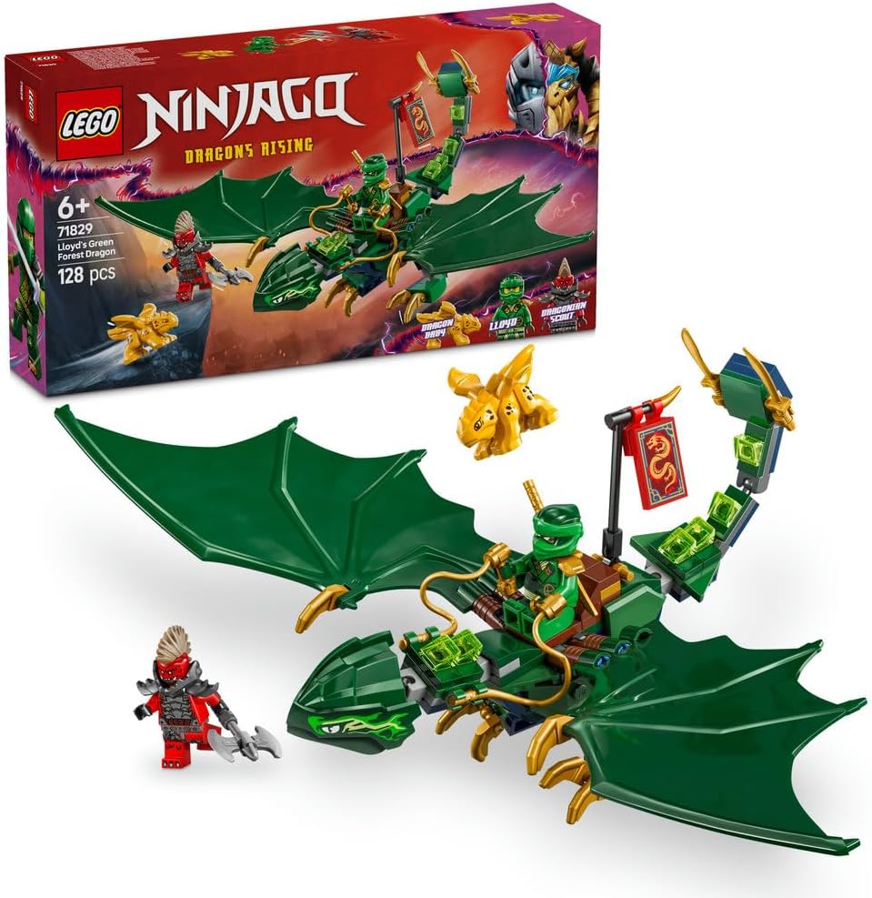 LEGO NINJAGO Lloyd's Green Forest Dragon 71829