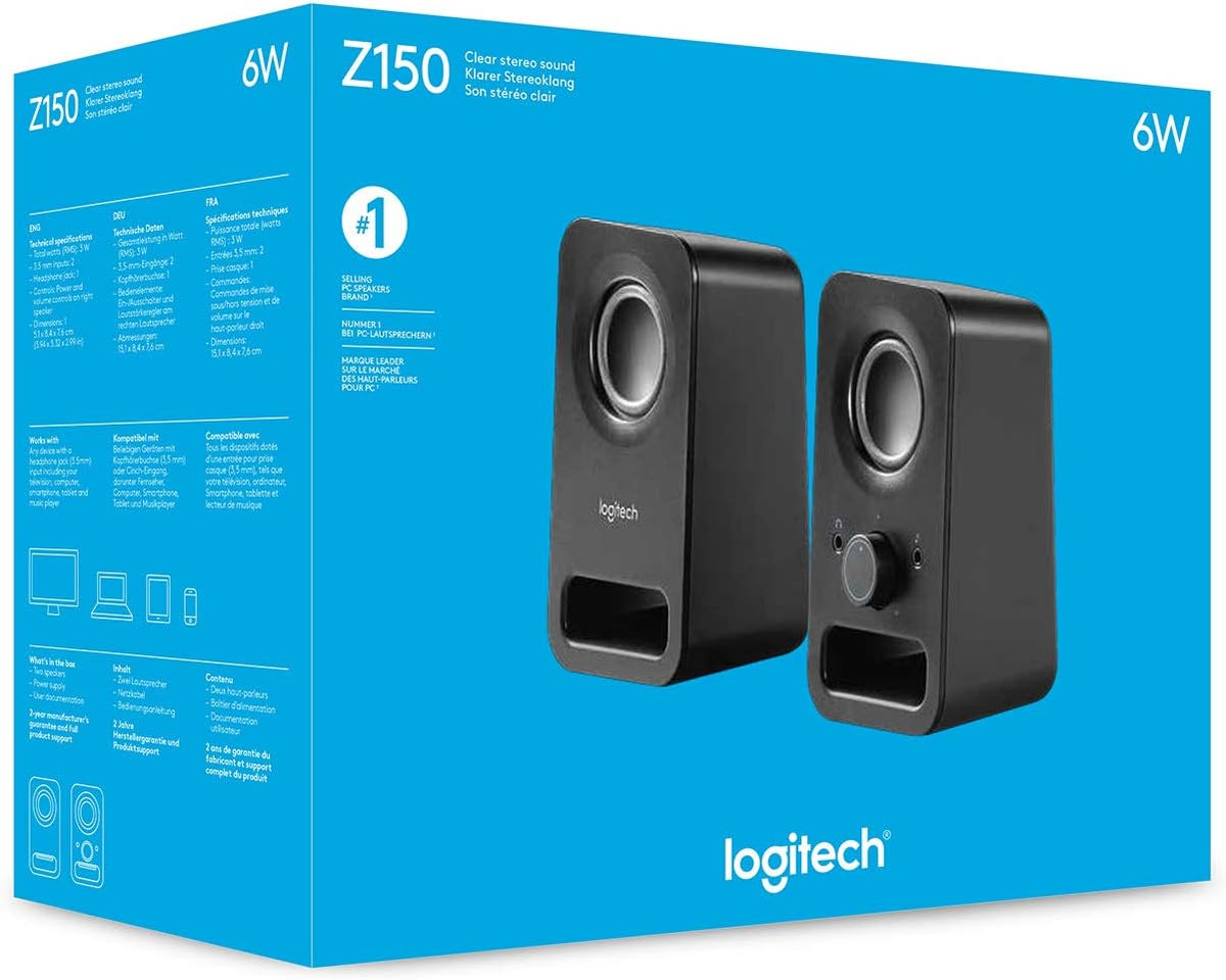 Logitech Z150 Speakers — Black