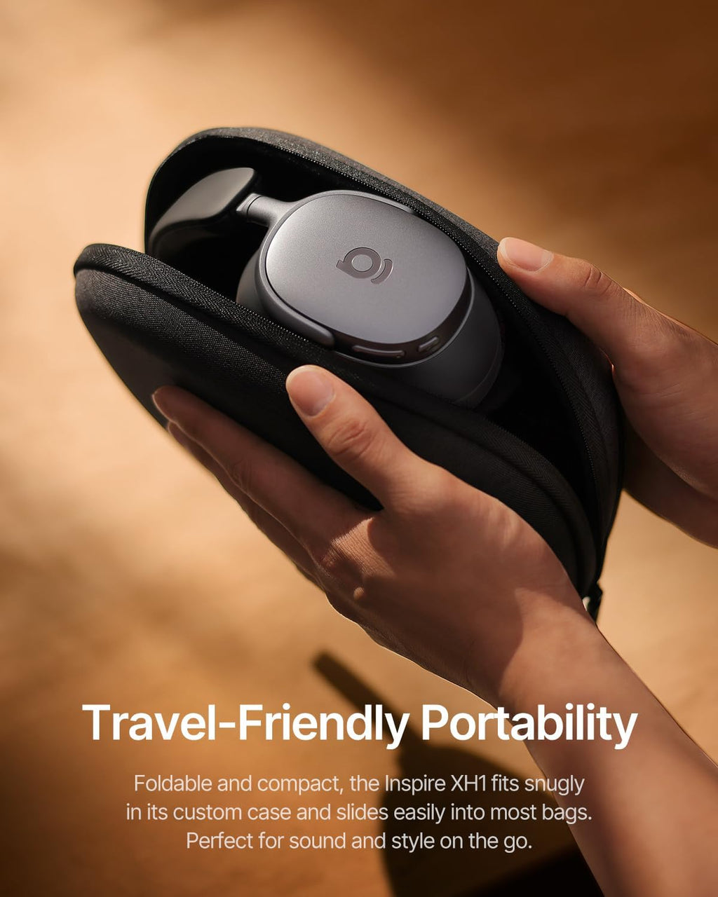 Baseus Inspire XH1 Noise-Cancelling Headphones — Black