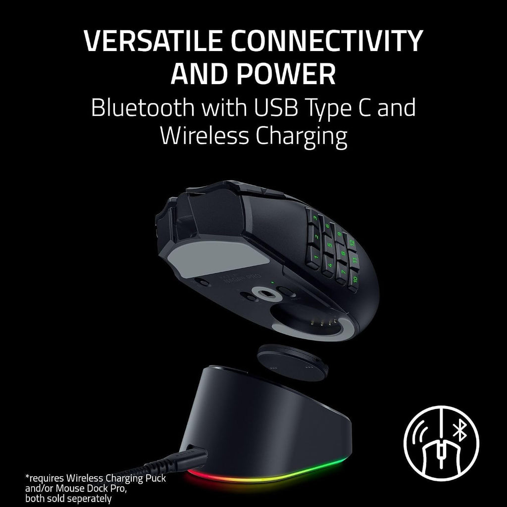 Razer Naga V3 Pro Wireless MMO Gaming Mouse with Swappable Side Plates | 23 Programmable Buttons w/ 3 Swappable Side Plates — product image 7