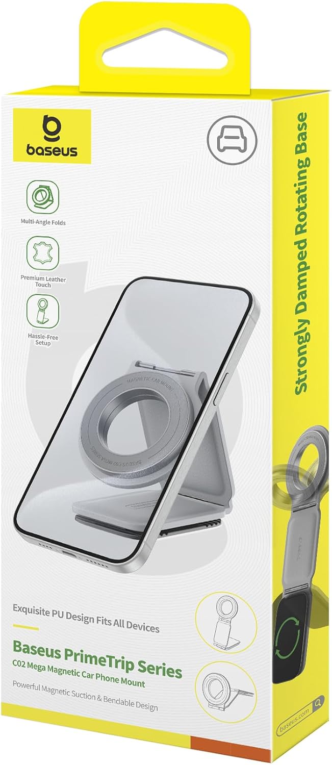 Baseus PrimeTrip Series C02 Mega Magnetic Car Mount Stick-on Version Frosted Gray — Grey
