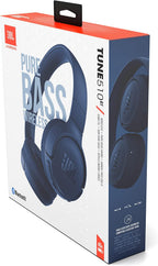 JBL Tune 510BT Wireless On-Ear Headphones — Blue