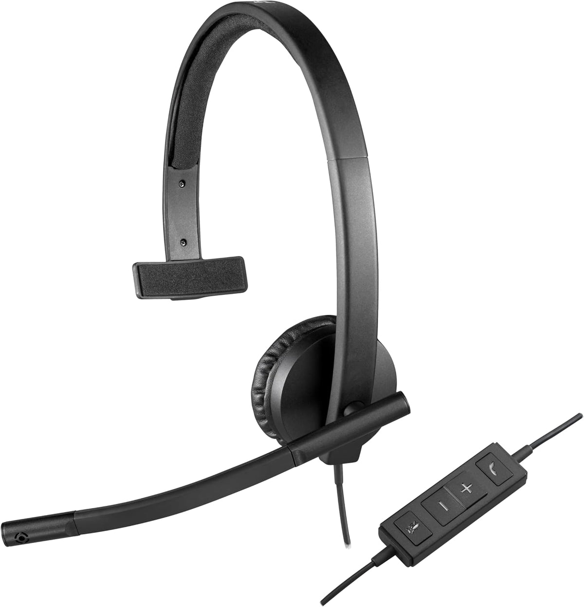 Logitech H570E USB-A Mono Headset — Black