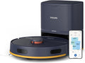 Philips Vacuum & Mop Robot With Station, 6000Pa Suction, 120 Min Runtime — Midnight Blue
