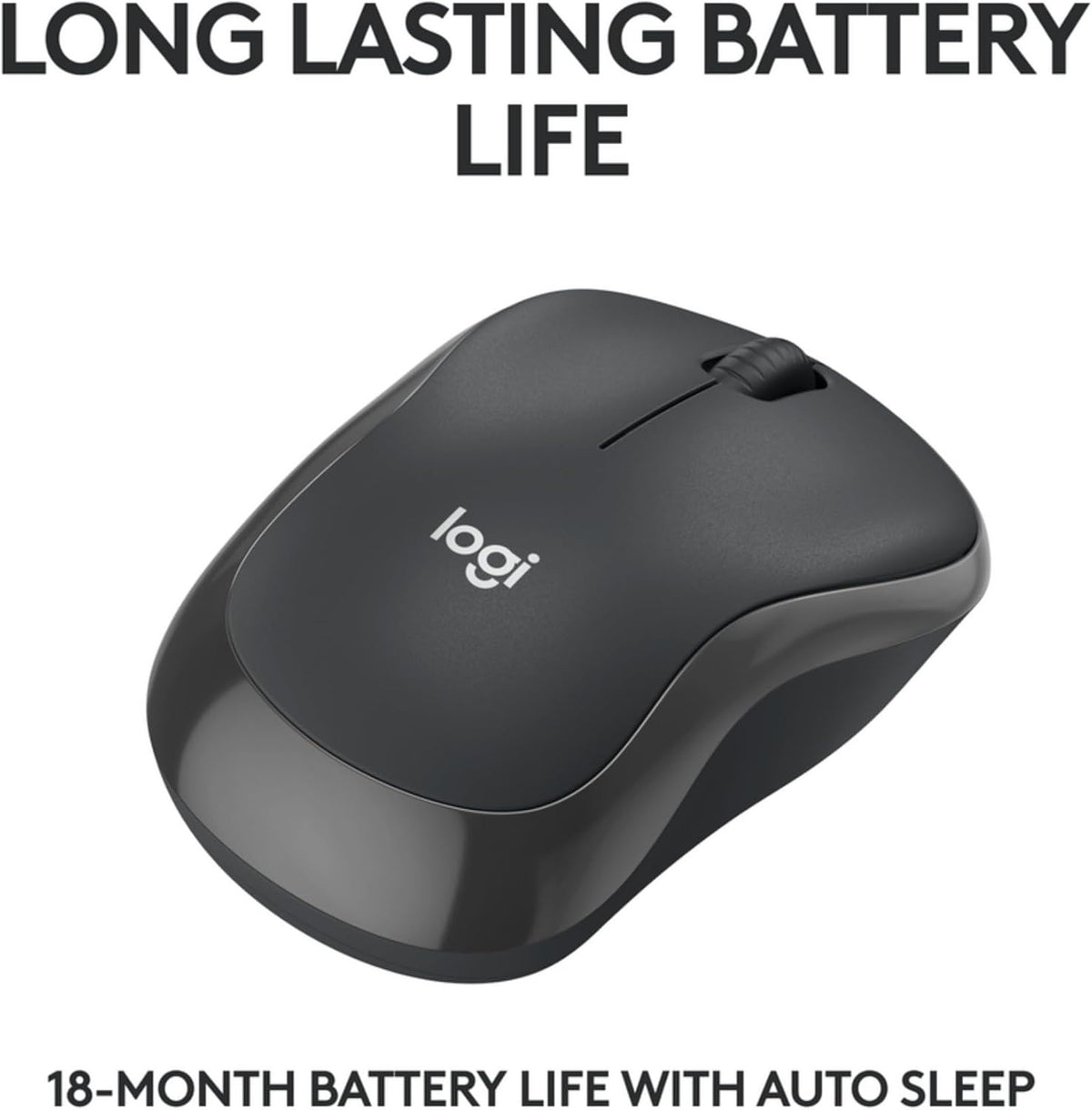 Logitech M241 Wireless Mouse — Graphite