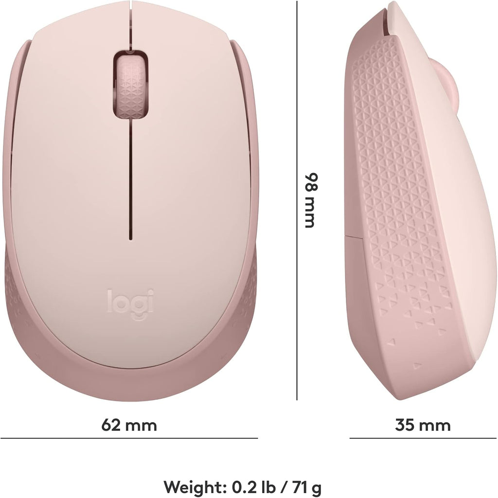 Logitech M171 Wireless Mouse — Rose