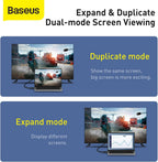 Baseus high definition Series HDMI To HDMI Adapter Cable 1m Black — 1 Meters — Black