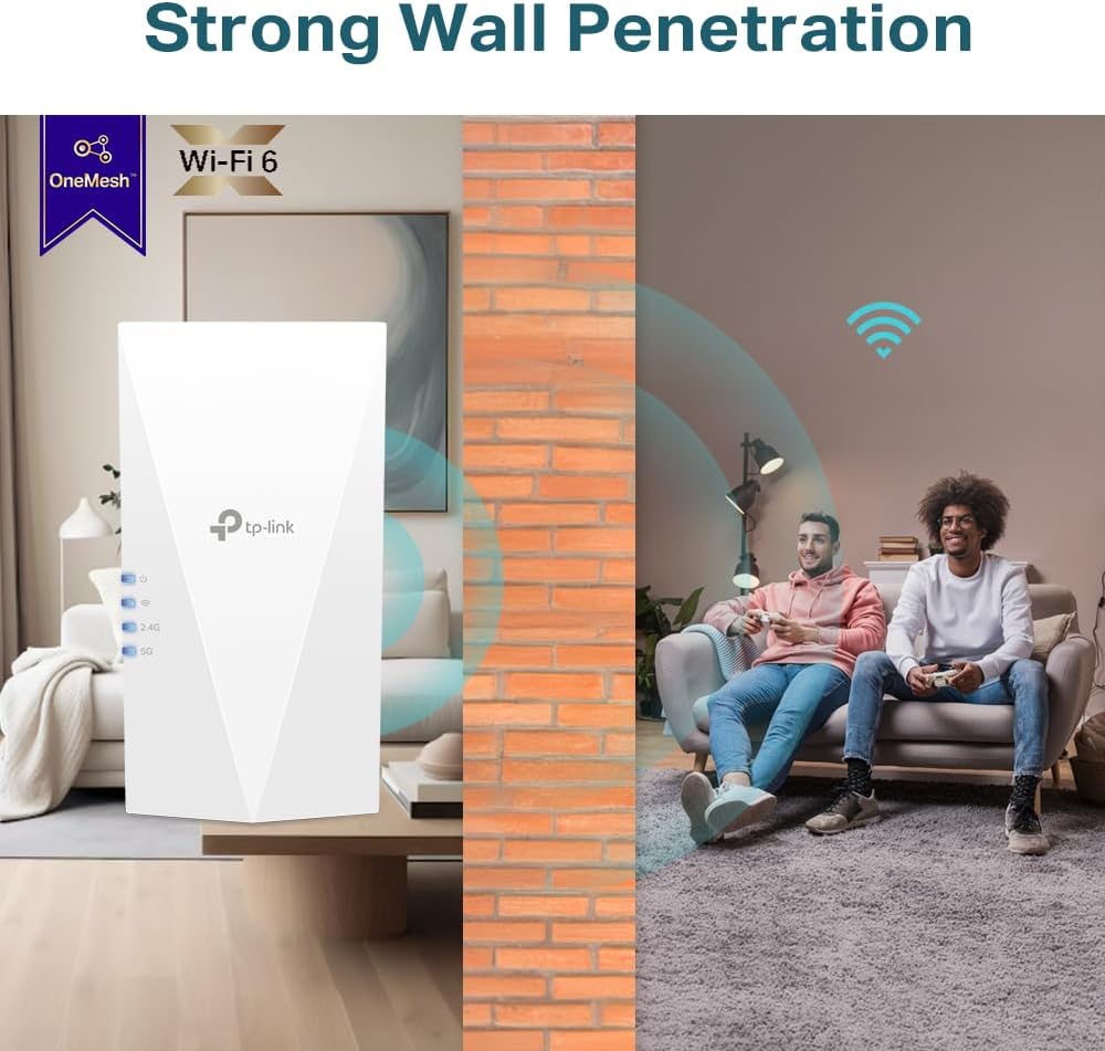TP-LINK RE700X New AX3000 Mesh WiFi 6 Extender
