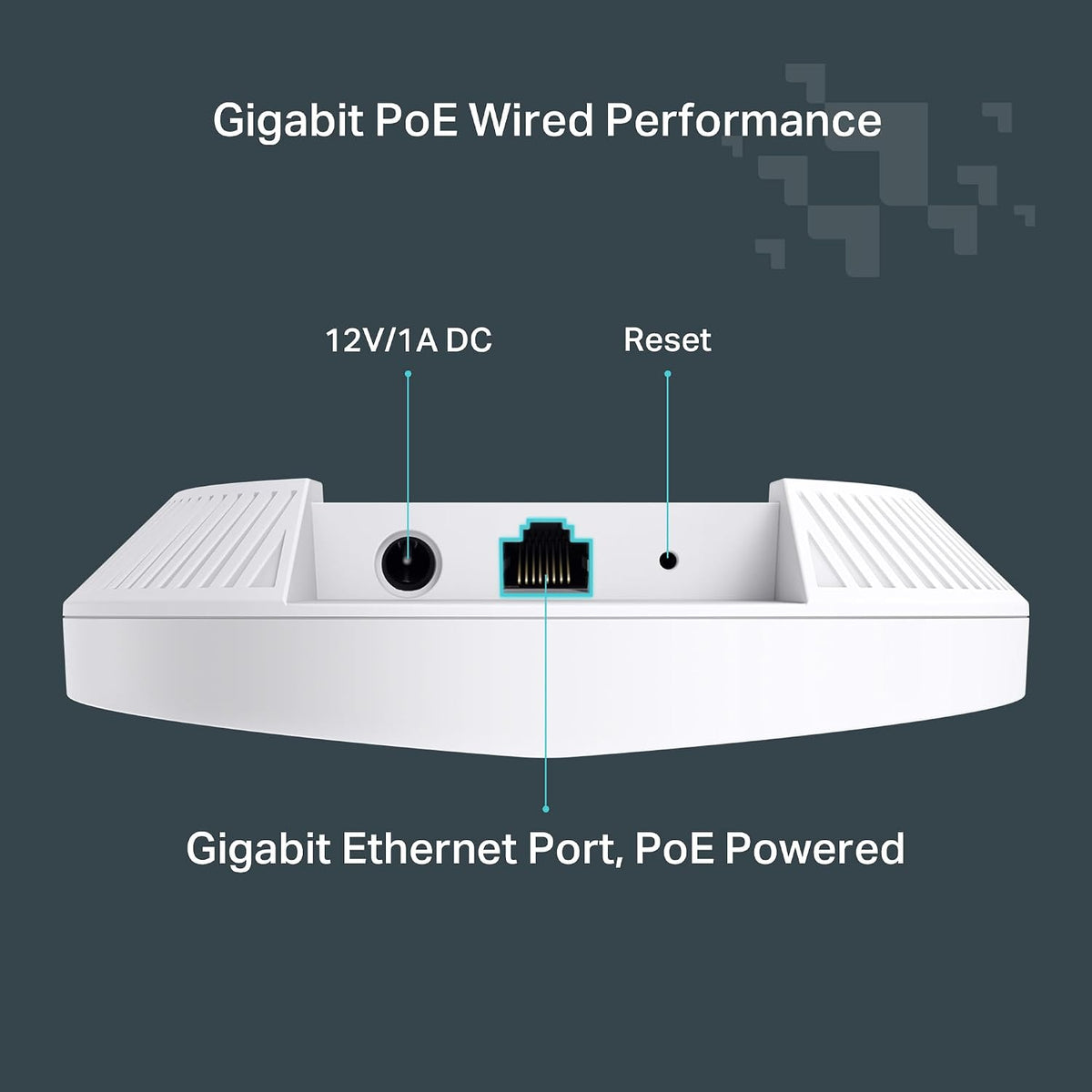 TP-Link Festa F61 Ultra-Slim Wireless Access Point Wi-Fi 6 AX1800 Mesh, Seamless Roaming, MU-MIMO, Self-Organizing Network Free Cloud Management PoE Powered, Does not Work with Omada