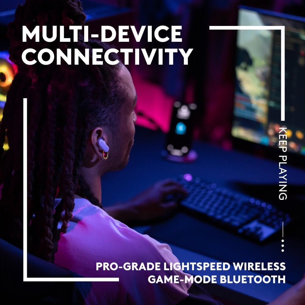 Logitech G FITS True Wireless Gaming Earbuds — Black
