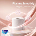 Fine Comfort Toilet Tissues Paper 12 Rolls, 180 sheets x 2 Ply — additional view 5