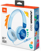 JBL Junior 320 Wired Kids Headphones — Blue