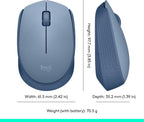Logitech M171 Wireless Mouse — Blue Grey