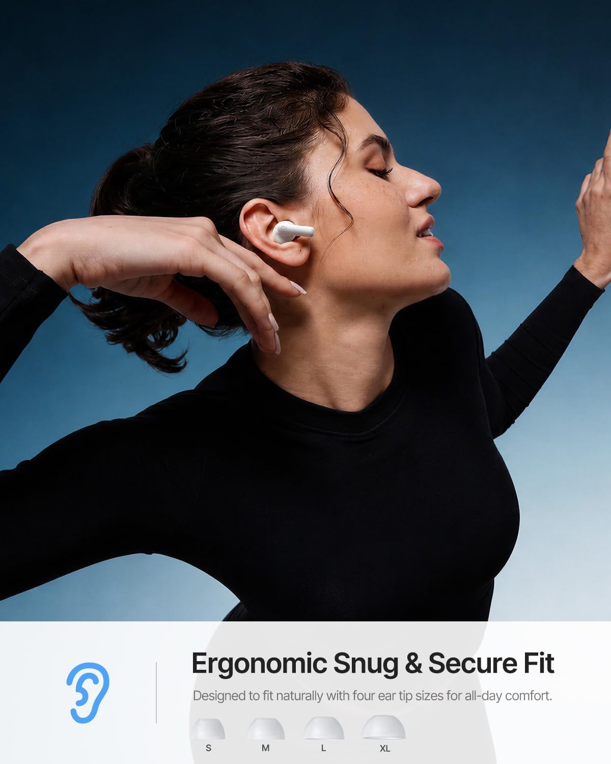 Baseus Bass BP1 Ultra Noise-Cancelling Earbuds — White