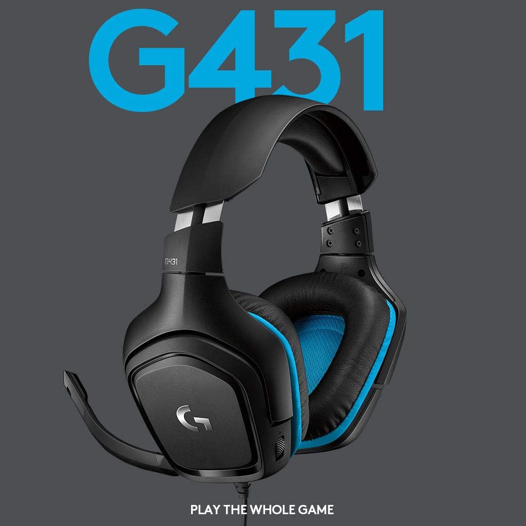 Logitech G431 Gaming Headset — Black