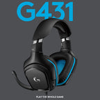 Logitech G431 Gaming Headset — Black
