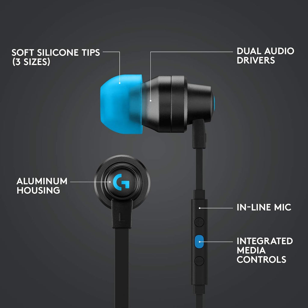 Logitech G333 Gaming Headset — Black