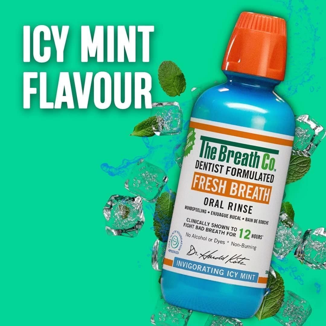 TheraBreath Fresh Breath Oral Rinse, Icy Mint, 500 ml — additional product view 5