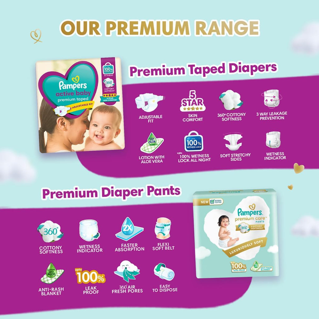 Pampers Active Baby Diapers, Large (78 Count)