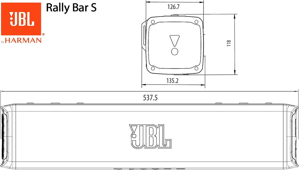 JBL RallyBar S 21-Inch Vehicle and Marine Soundbar
