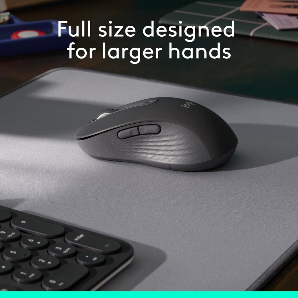 Logitech M650 L Wireless Mouse — Graphite