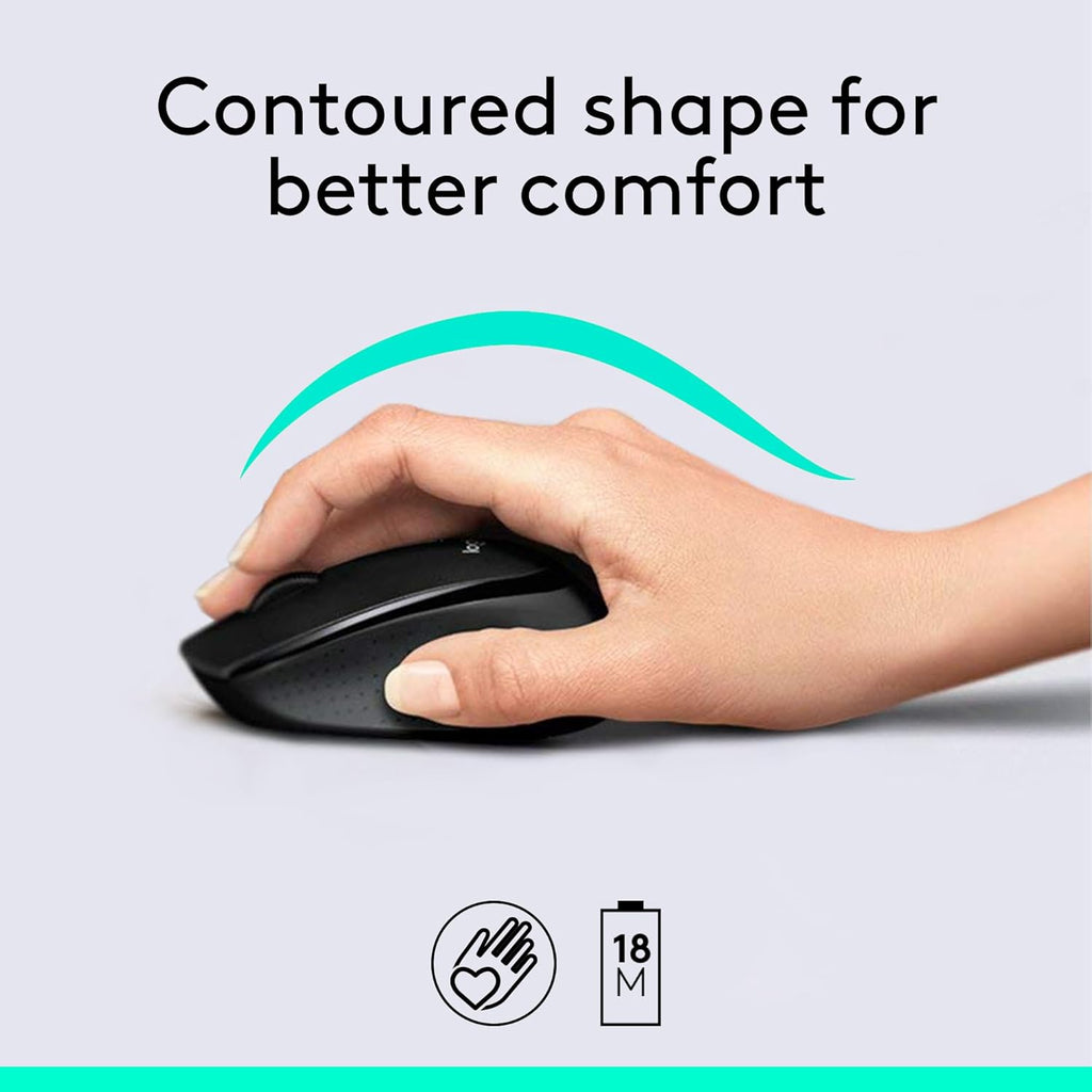 Logitech MK345 Keyboard and Mouse Combo — Black