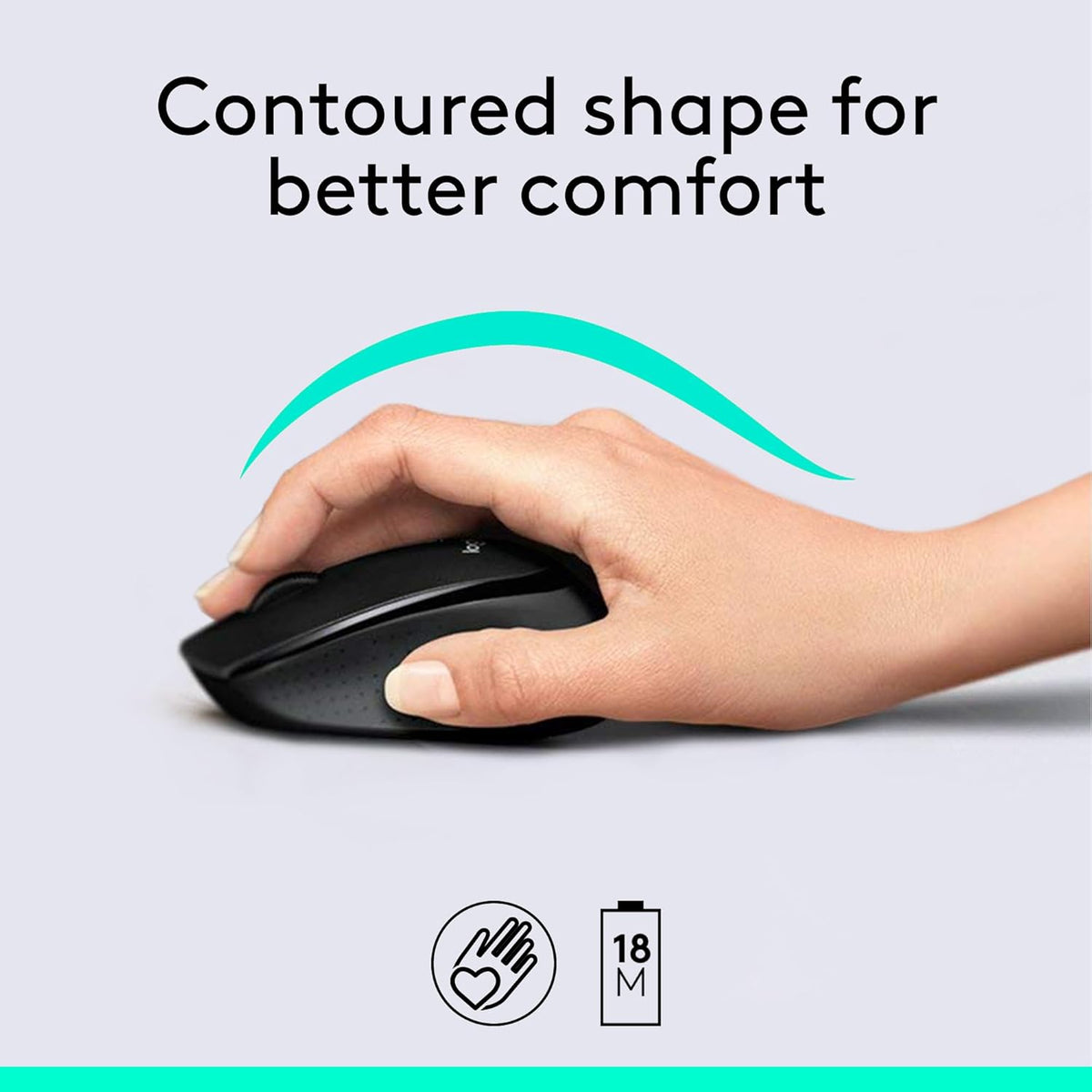 Logitech MK345 Keyboard and Mouse Combo — Black