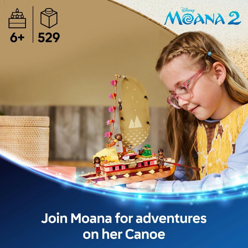 LEGO Disney Moana's Adventure Canoe 43270