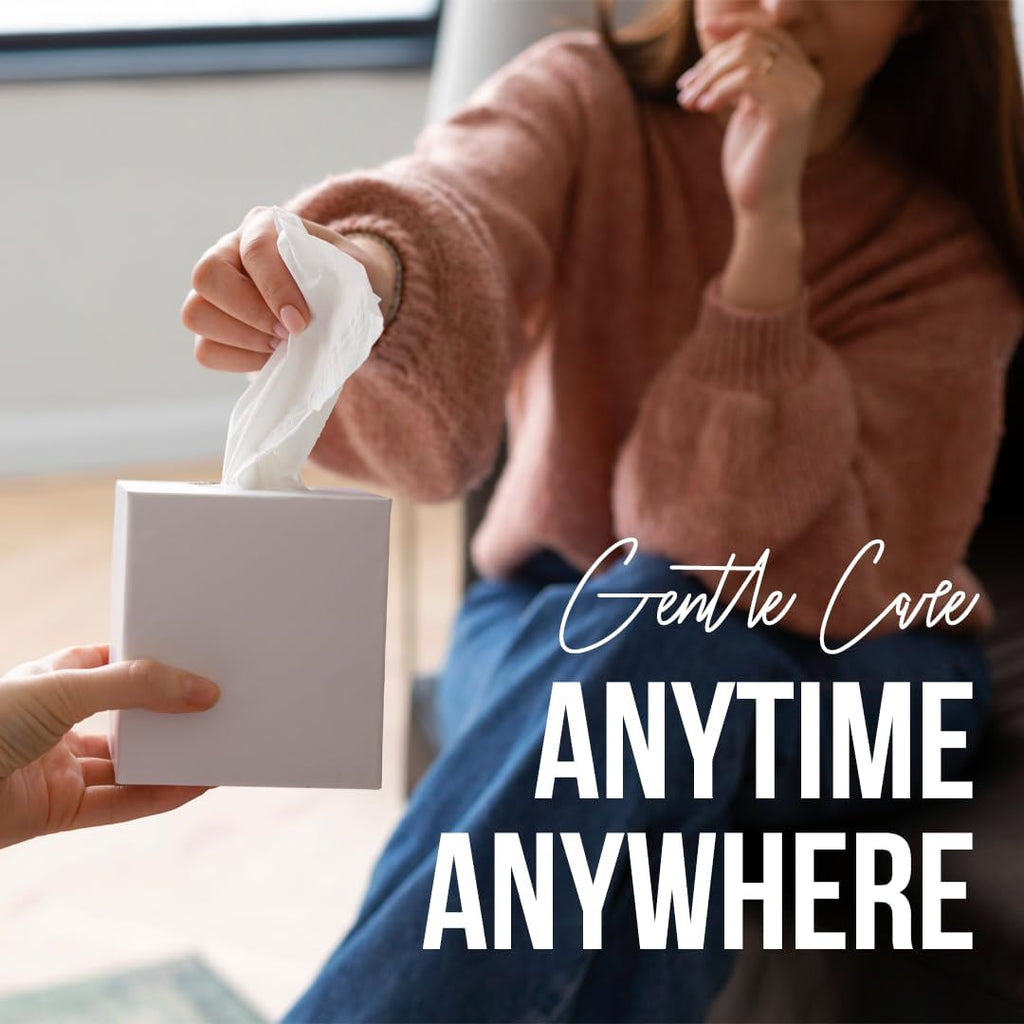 Nice Touch Facial Tissue - 2-Ply X 24 Cube Boxes of 100 Sheets Each - 2400 Premium Soft Feel and Absorbent Tissues — additional view 2