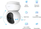 TP-Link Tapo Pan/Tilt Smart Security Camera, Indoor CCTV, 360 Rotational Views, Works with Alexa&Google Home, No Hub Required, 1080p, 2-Way Audio, Night Vision, SD Storage, Device Sharing (TC70)