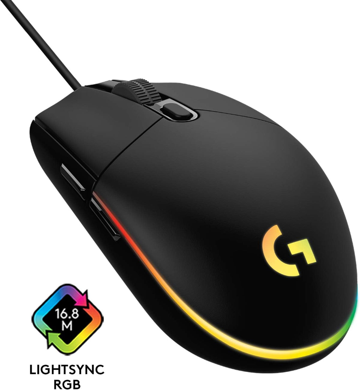 Logitech G102 LIGHTSYNC Gaming Mouse — Black