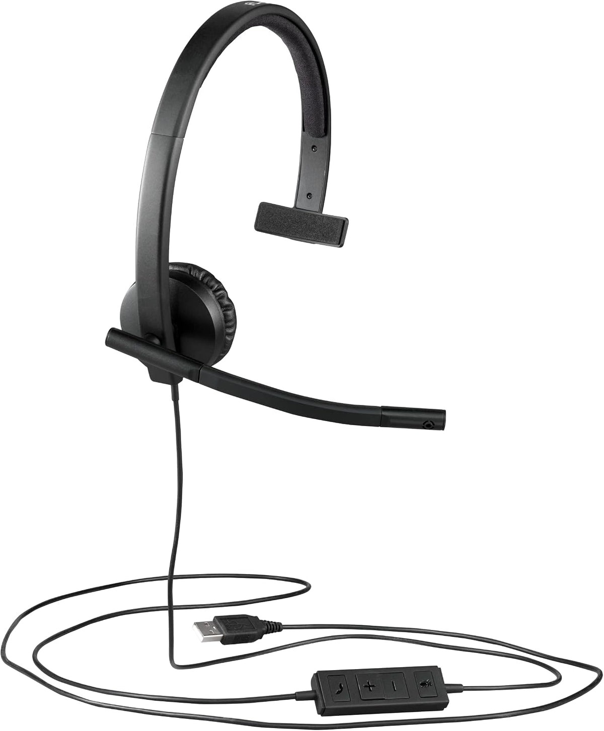 Logitech H570E USB-A Mono Headset — Black