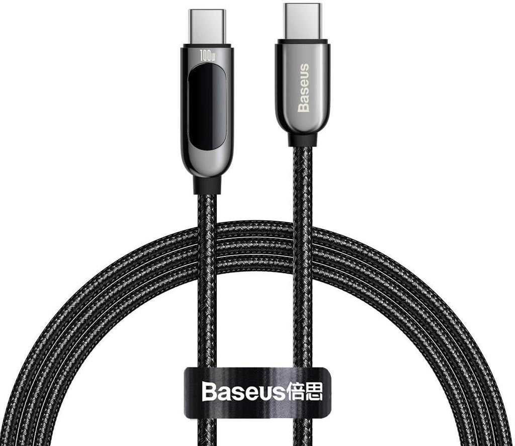 Baseus CATSK-B01 USB cable 1 m USB 2.0 USB C Black — 100 Centimeters — Black
