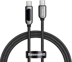 Baseus CATSK-B01 USB cable 1 m USB 2.0 USB C Black — 100 Centimeters — Black
