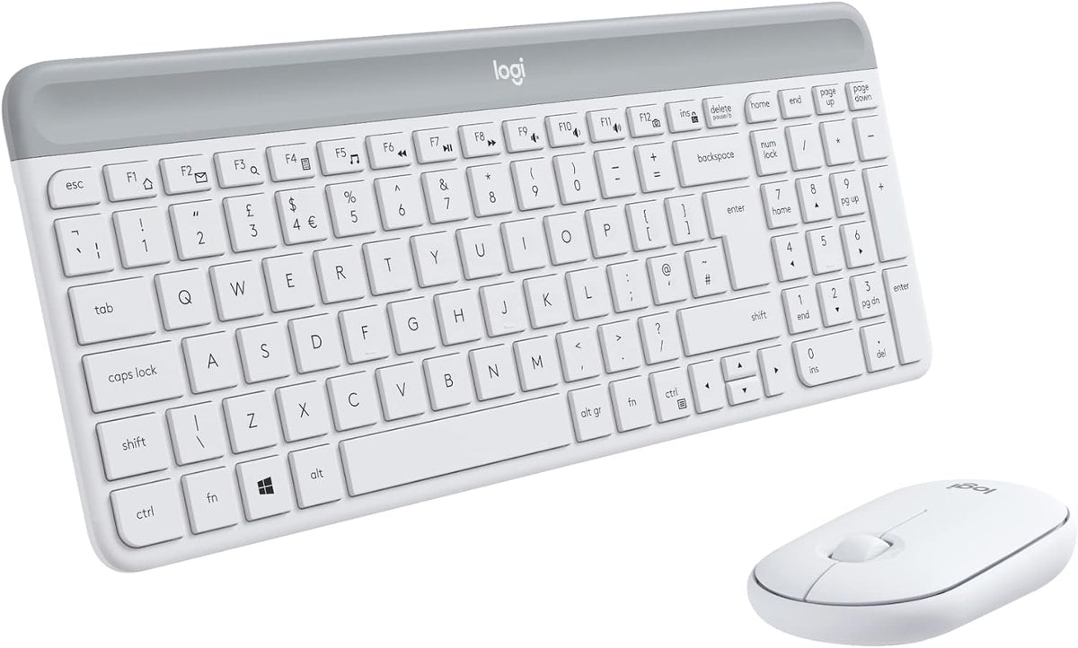 Logitech MK470 Keyboard and Mouse Combo — White