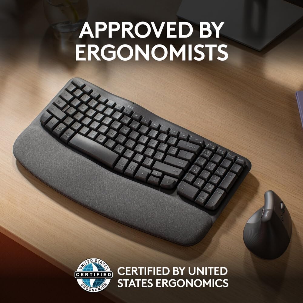 Logitech Wave Keys Keyboard — Graphite