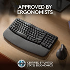 Logitech Wave Keys Keyboard — Graphite