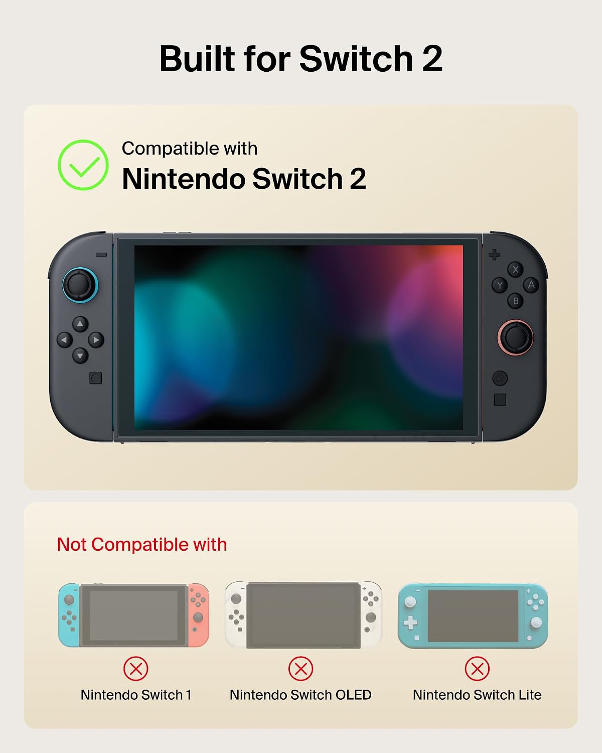 Belkin Gaming Charging Grip for Nintendo Switch 2, 10K Power Bank - Black
