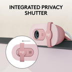 Logitech BRIO 100 Webcam — Rose