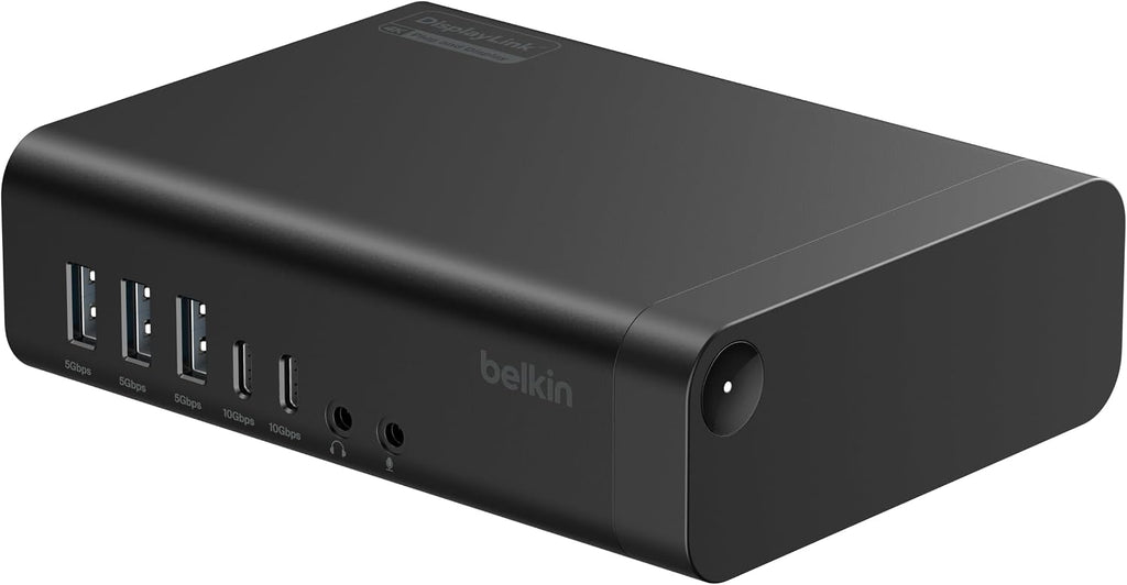 Belkin Connect 16-in-1 Docking Station 140W, Triple Display USB C Dock with 4K@60Hz Support, DisplayLink Technology, USB C Dock with 10Gbps Data Transfer, 2.5Gb Ethernet Port - Laptop Expansion Hub