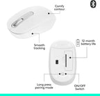 Logitech M196 Wireless Mouse — Off White