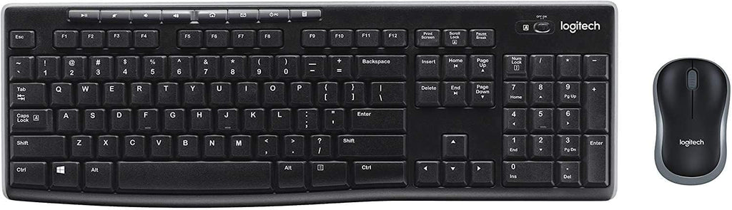 Logitech MK270 Keyboard and Mouse Combo — Black