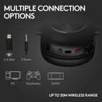 Logitech G PRO X 2 LIGHTSPEED Gaming Headset — Black