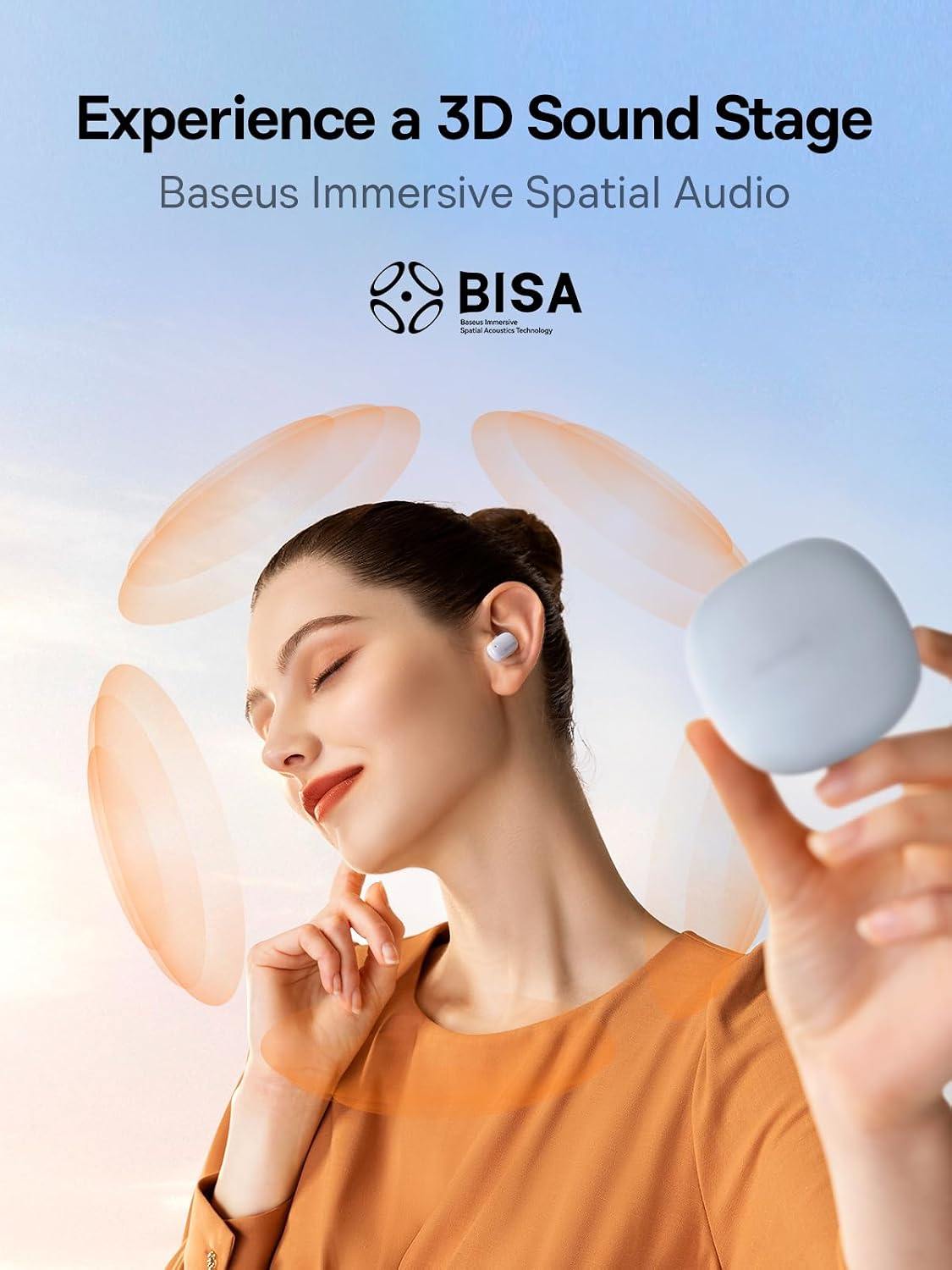Baseus AirNora 2 Noise-Cancelling Wireless Earbuds — Blue