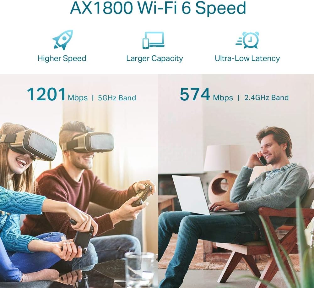 TP-Link Dual Band Repeater Re605X, White, WiFi 6AX1800 Mesh