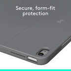 Logitech Combo Touch Keyboard Case for iPad Air 13-inch M2 — Oxford Grey