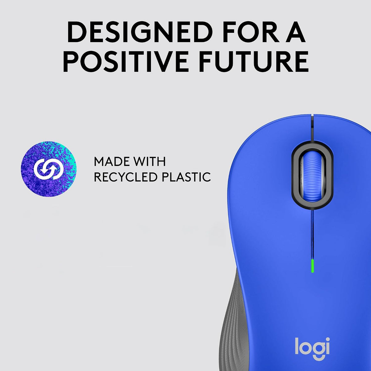 Logitech M550 L Wireless Mouse — Blue